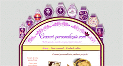 Desktop Screenshot of ceasuri-personalizate.com