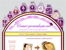 Tablet Screenshot of ceasuri-personalizate.com